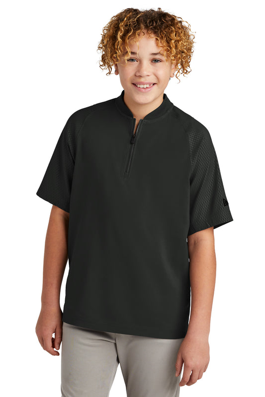 Youth Cage Short Sleeve 1/4-Zip Jacket