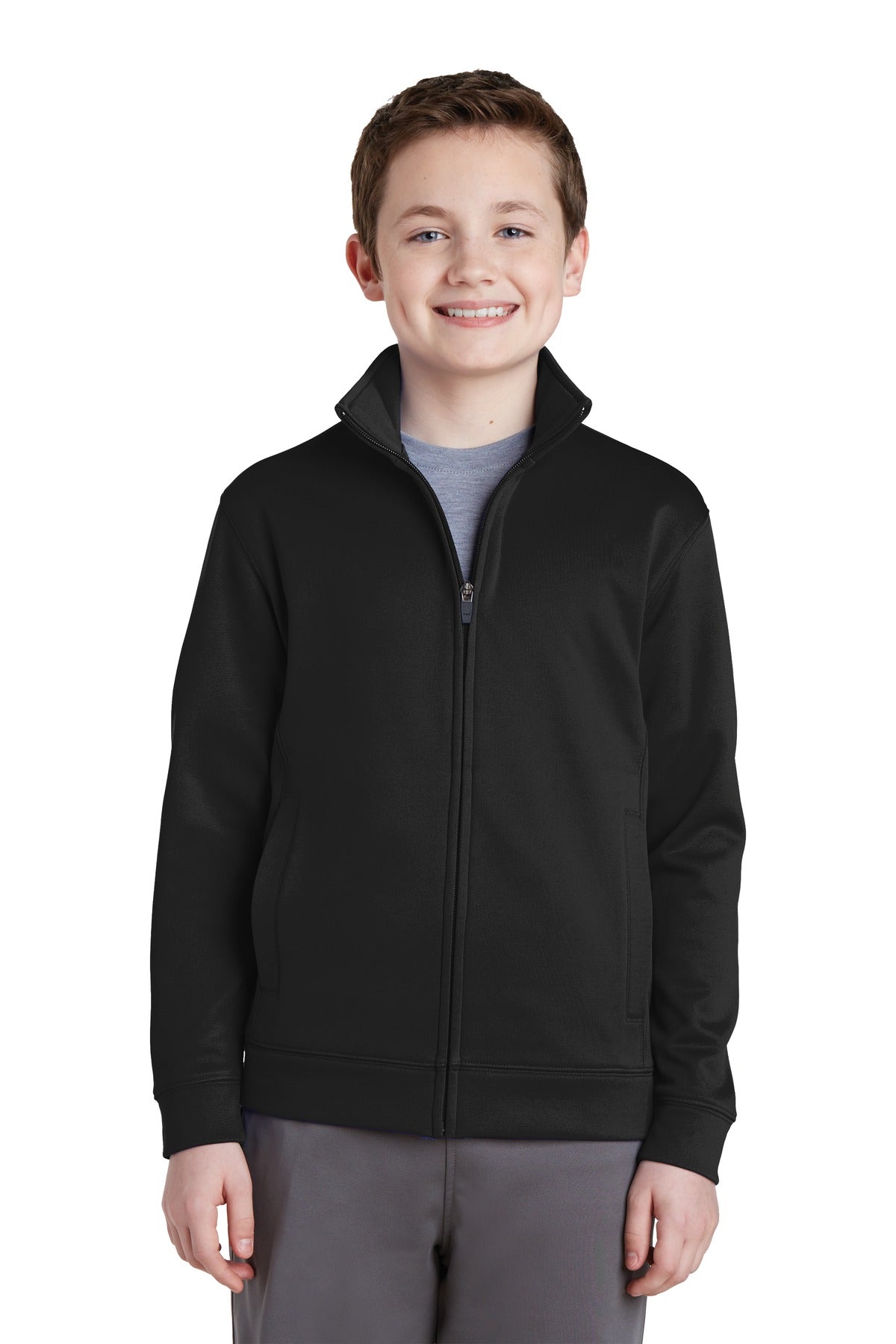 Youth Sport-Wick® Fleece Full-Zip Jacket