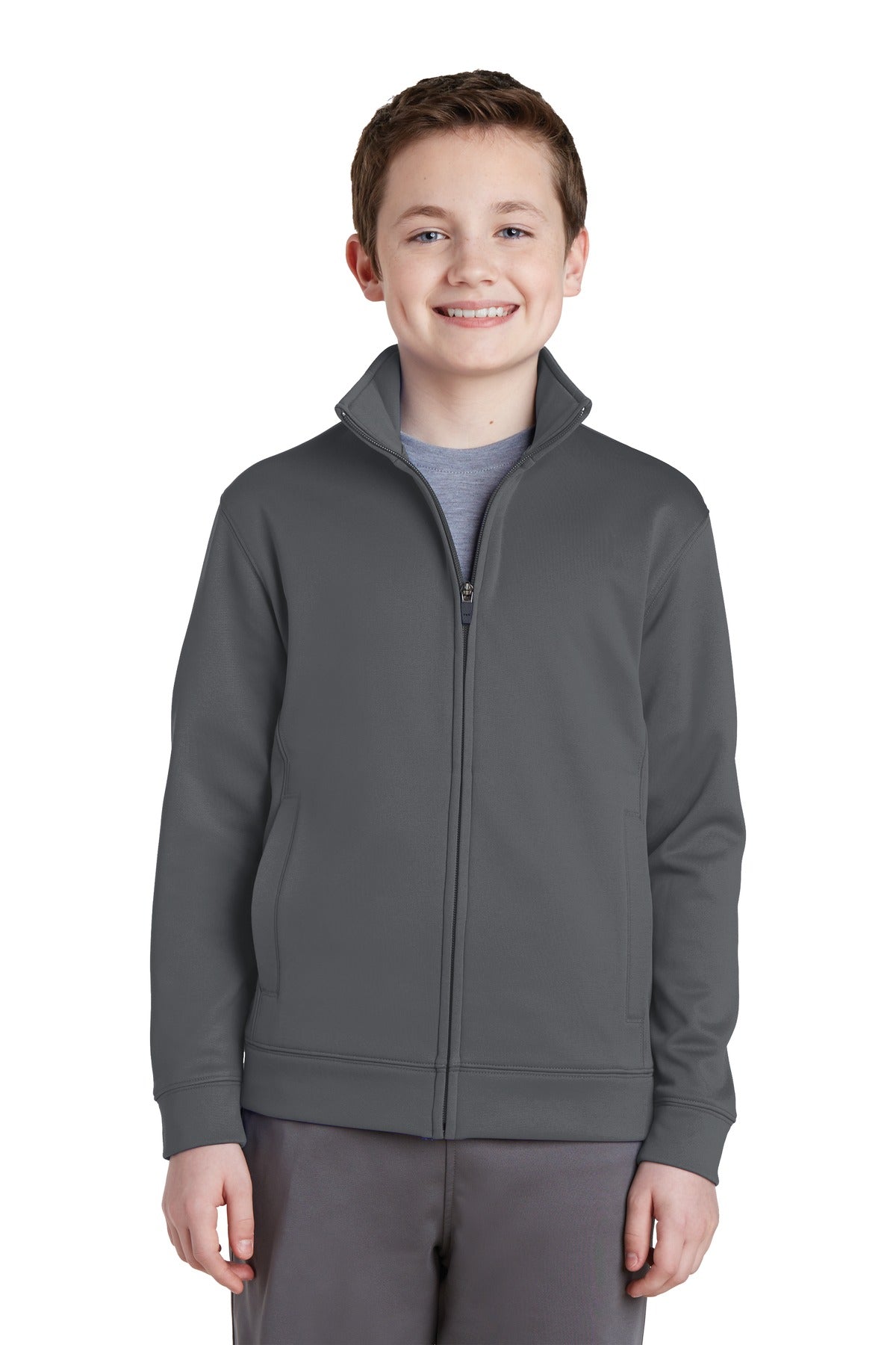 Youth Sport-Wick® Fleece Full-Zip Jacket