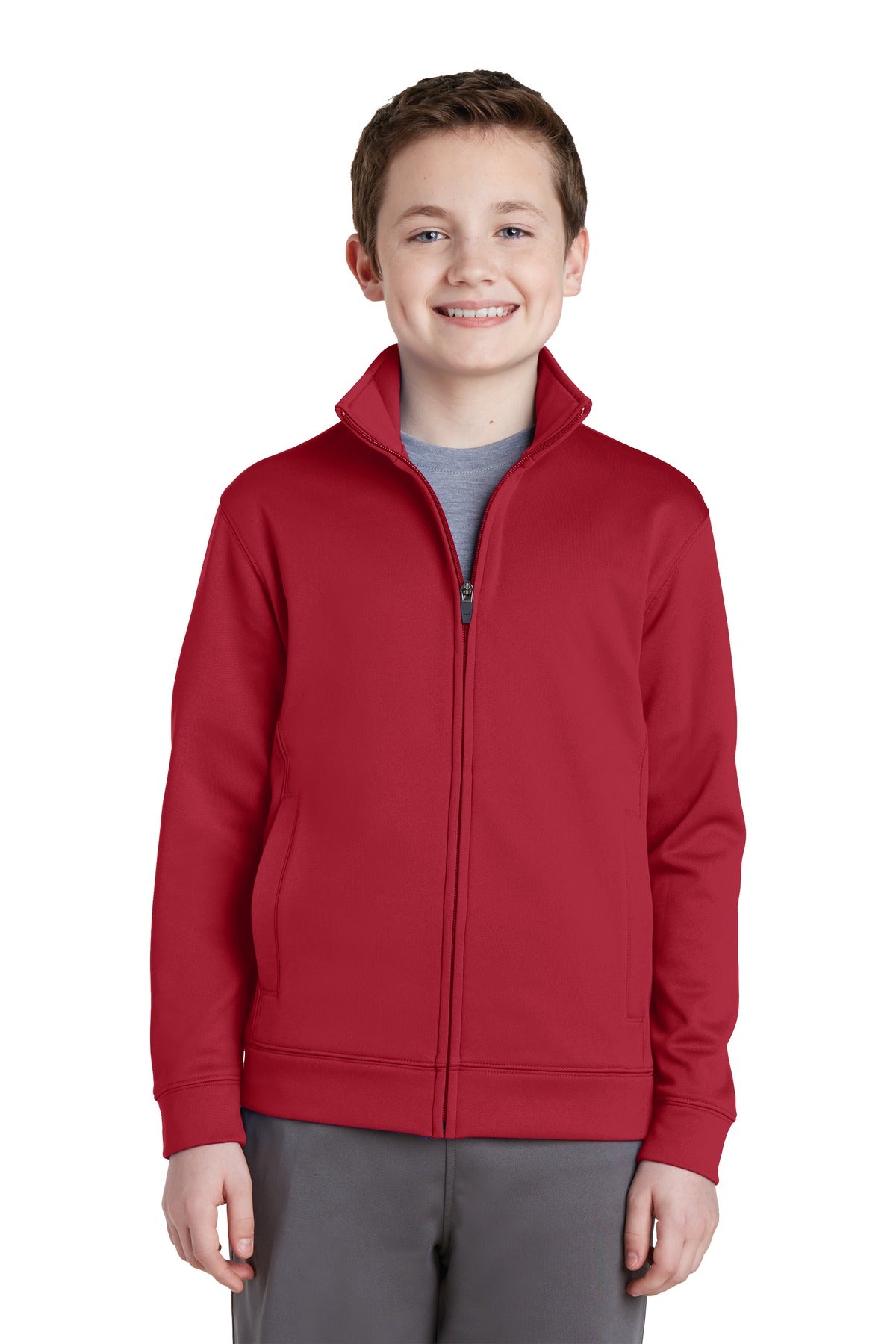 Youth Sport-Wick® Fleece Full-Zip Jacket