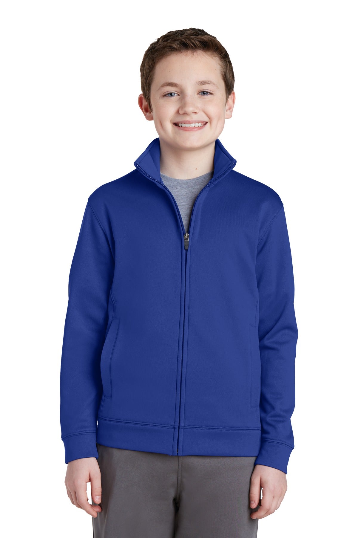 Youth Sport-Wick® Fleece Full-Zip Jacket