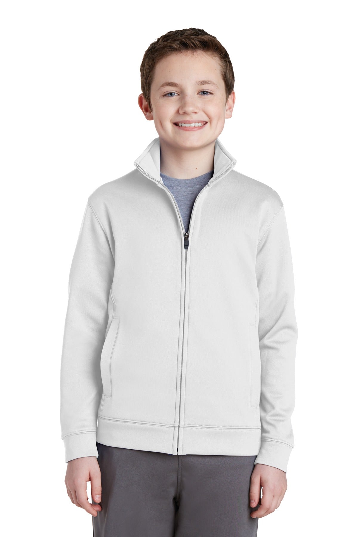 Youth Sport-Wick® Fleece Full-Zip Jacket