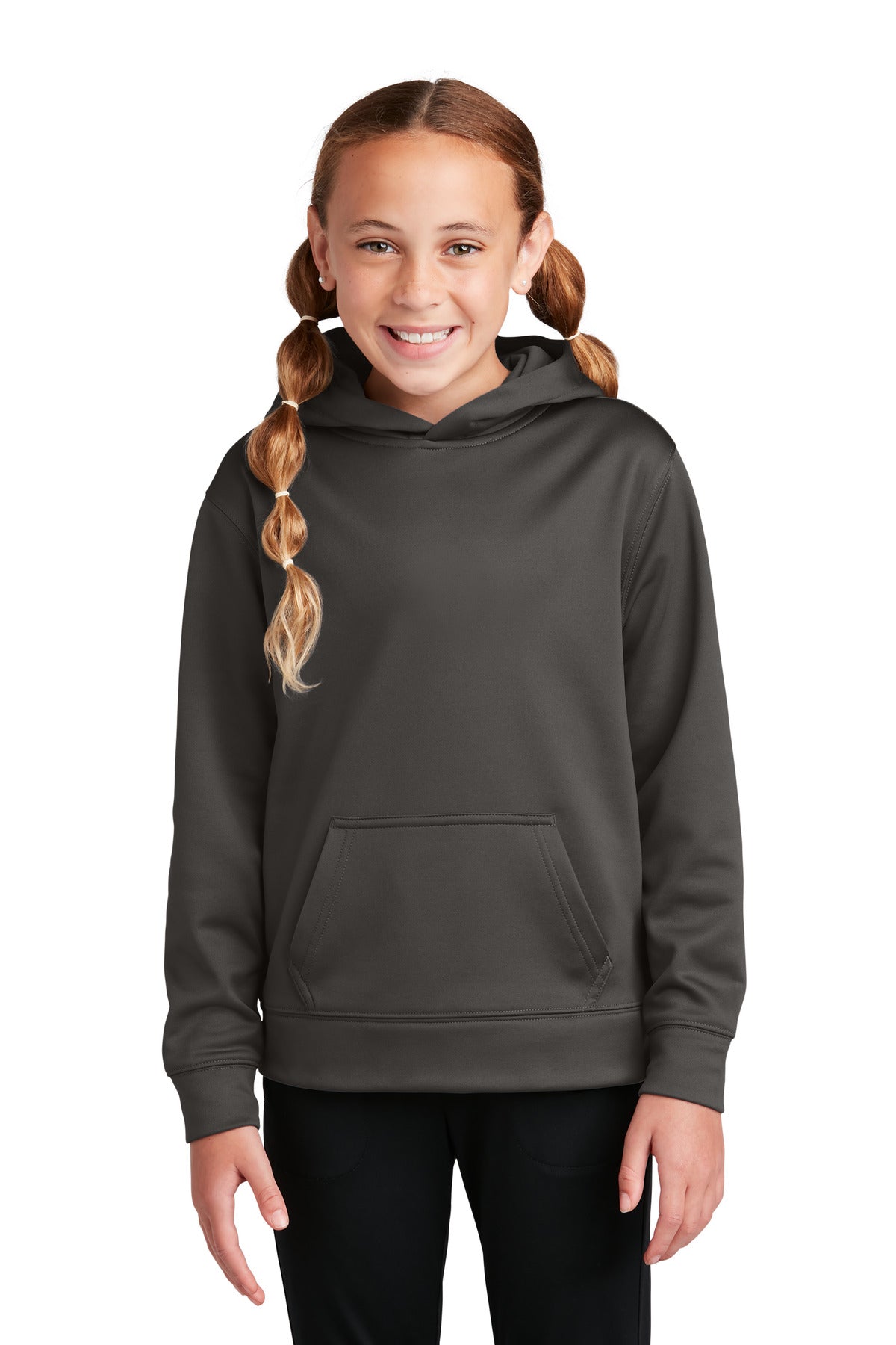 Youth Sport-Wick® Fleece Hooded Pullover