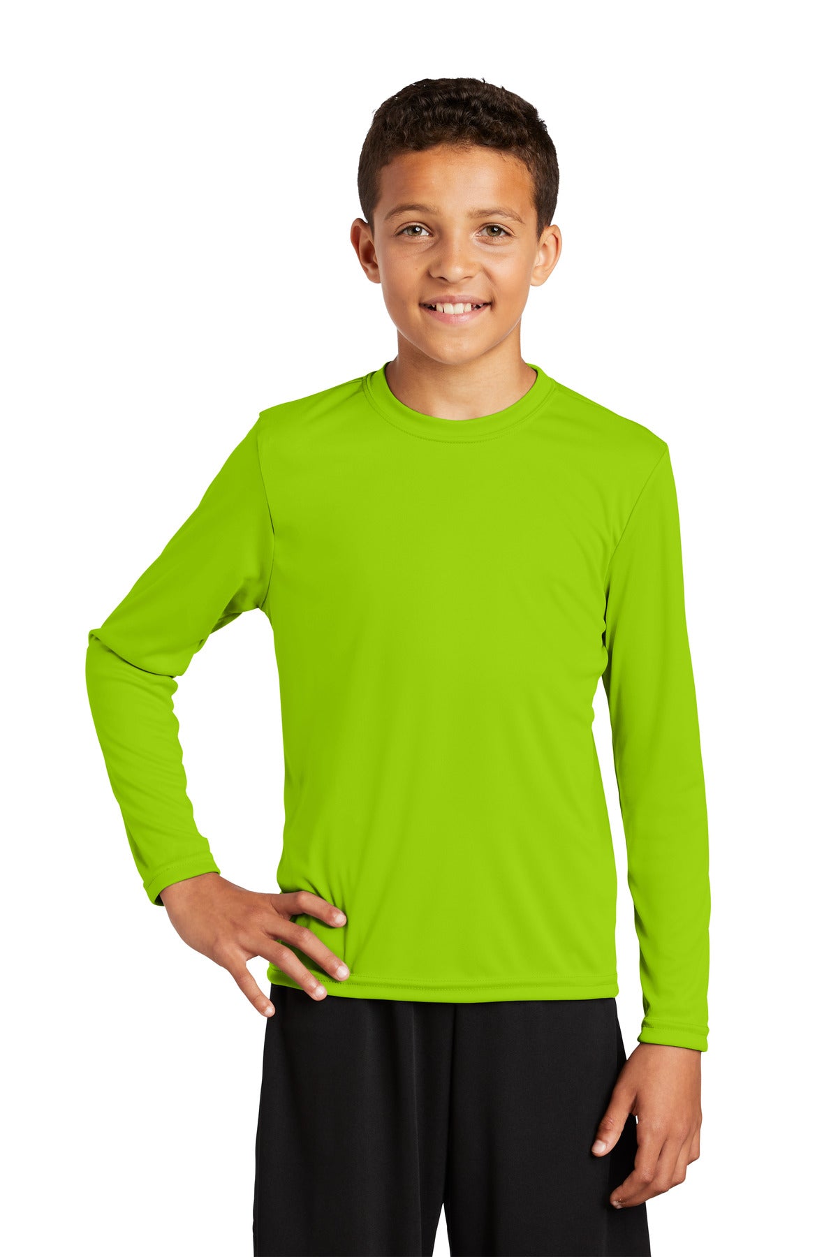 Youth Long Sleeve PosiCharge® Competitor Tee