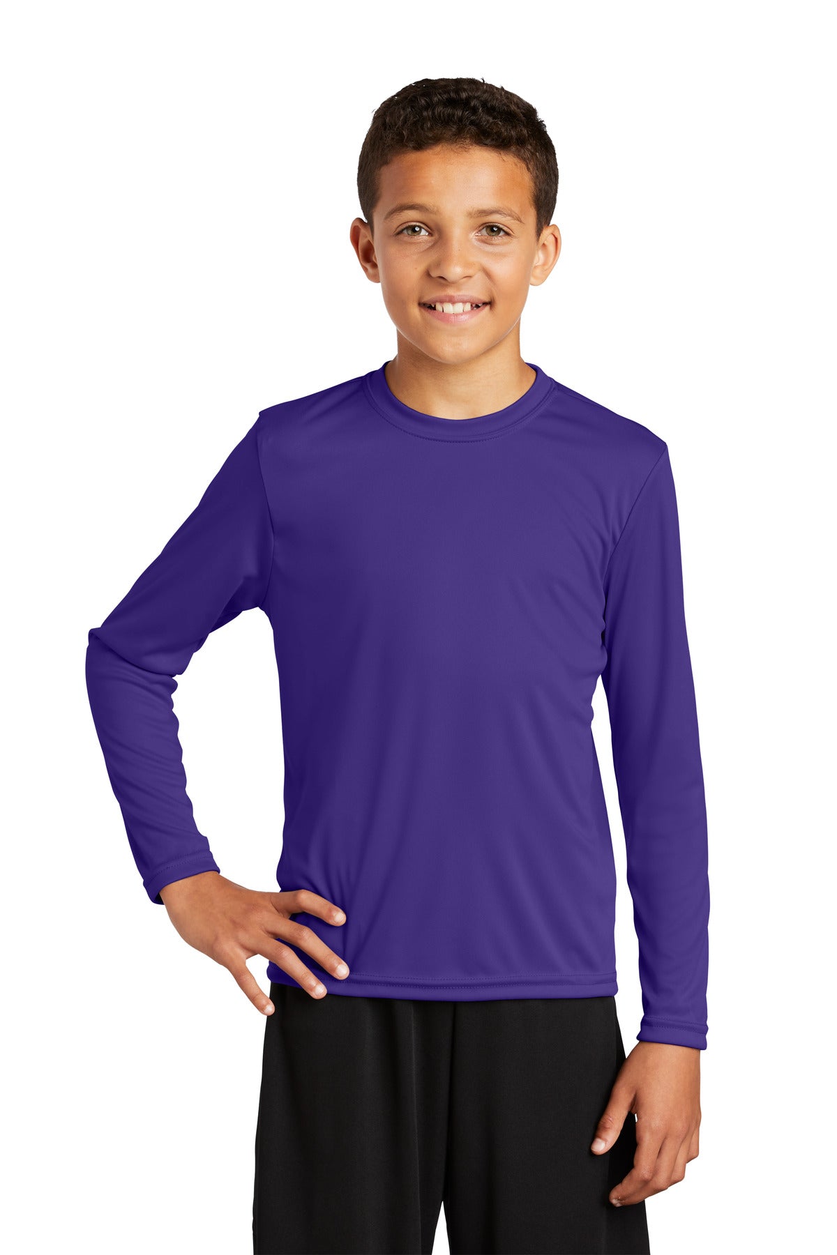 Youth Long Sleeve PosiCharge® Competitor Tee