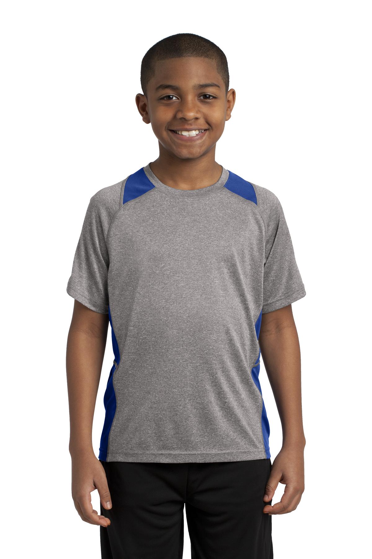 Youth Heather Colorblock Contender Tee