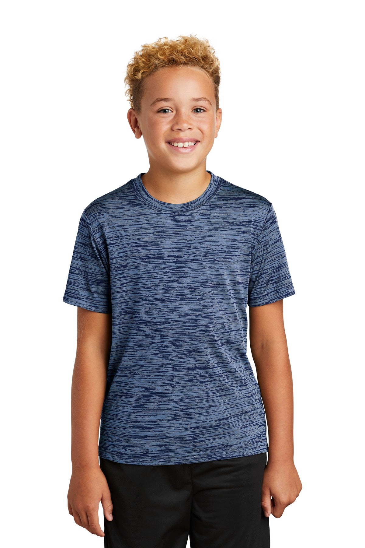 Youth PosiCharge® Electric Heather Tee