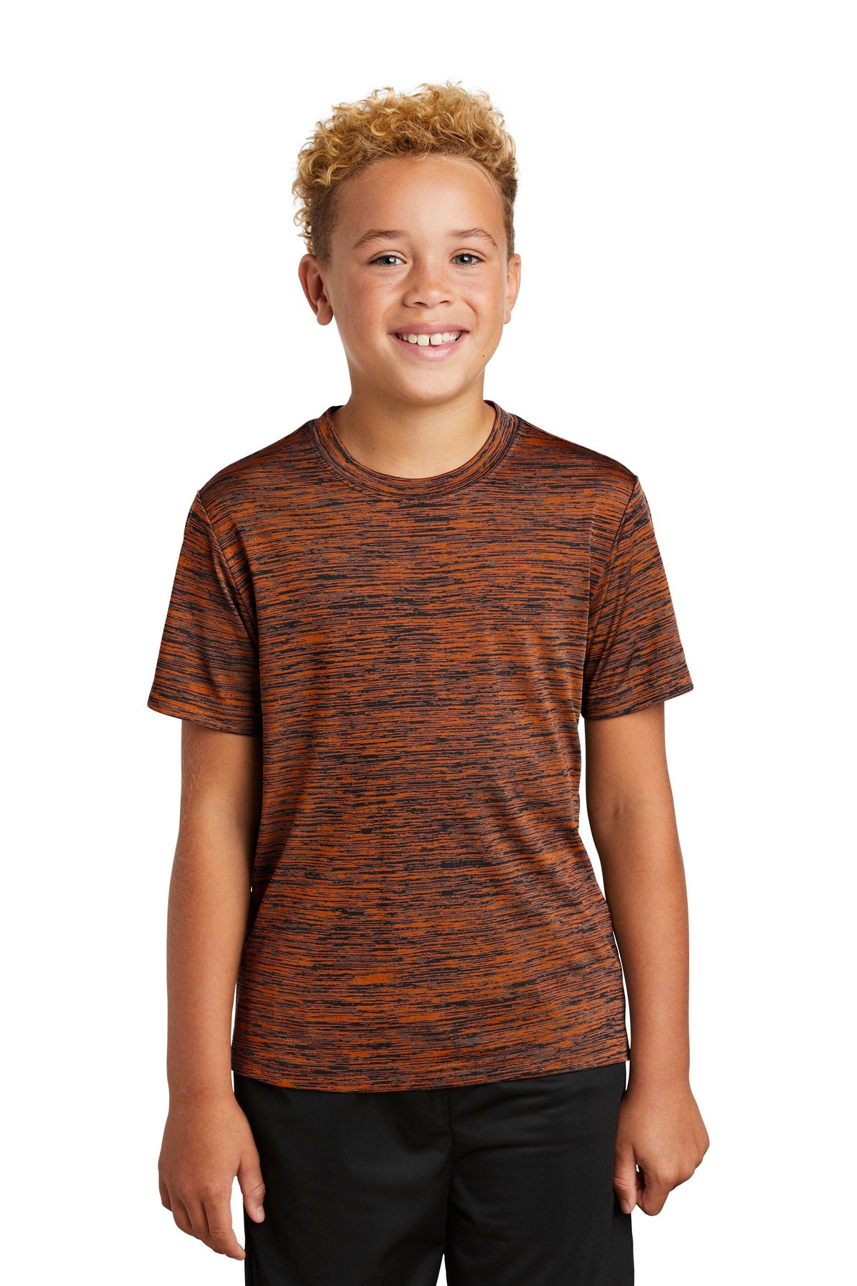 Youth PosiCharge® Electric Heather Tee