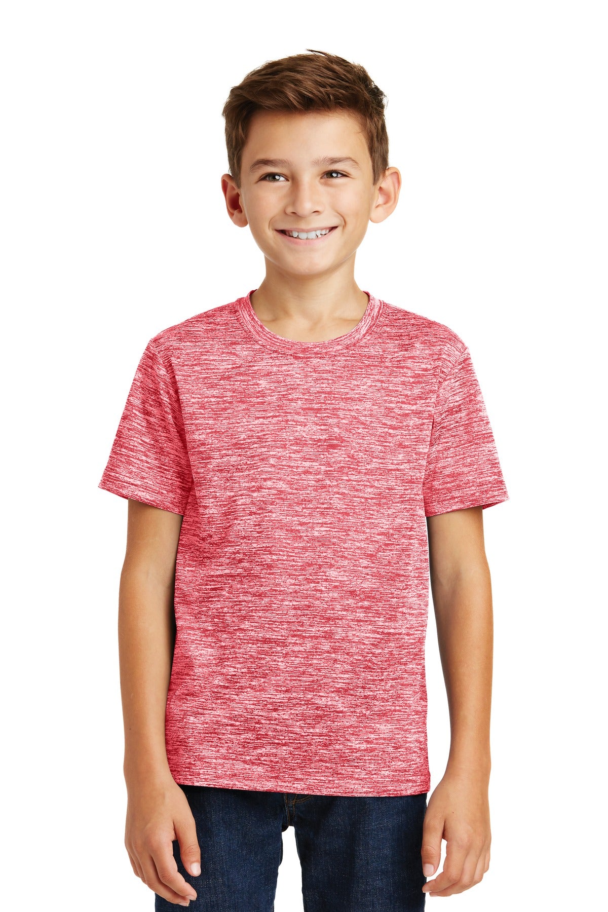 Youth PosiCharge® Electric Heather Tee