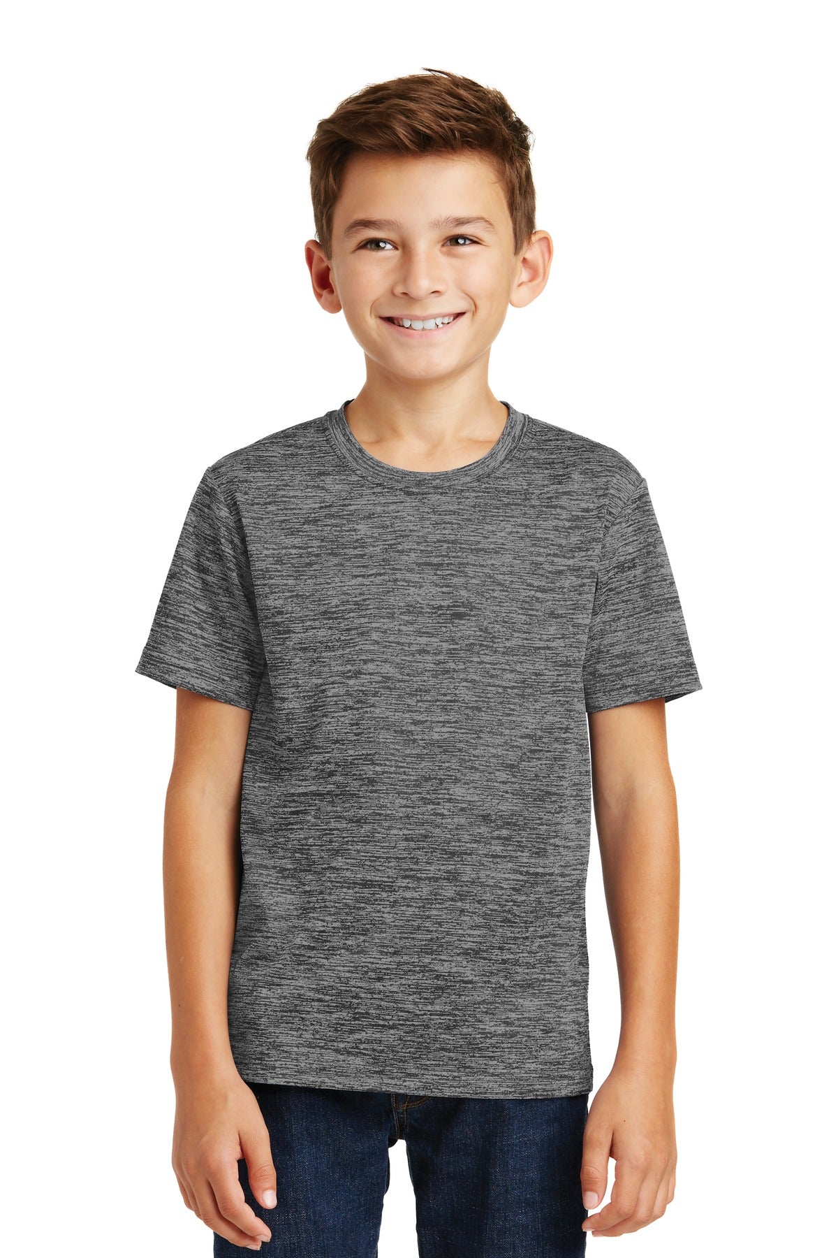 Youth PosiCharge® Electric Heather Tee