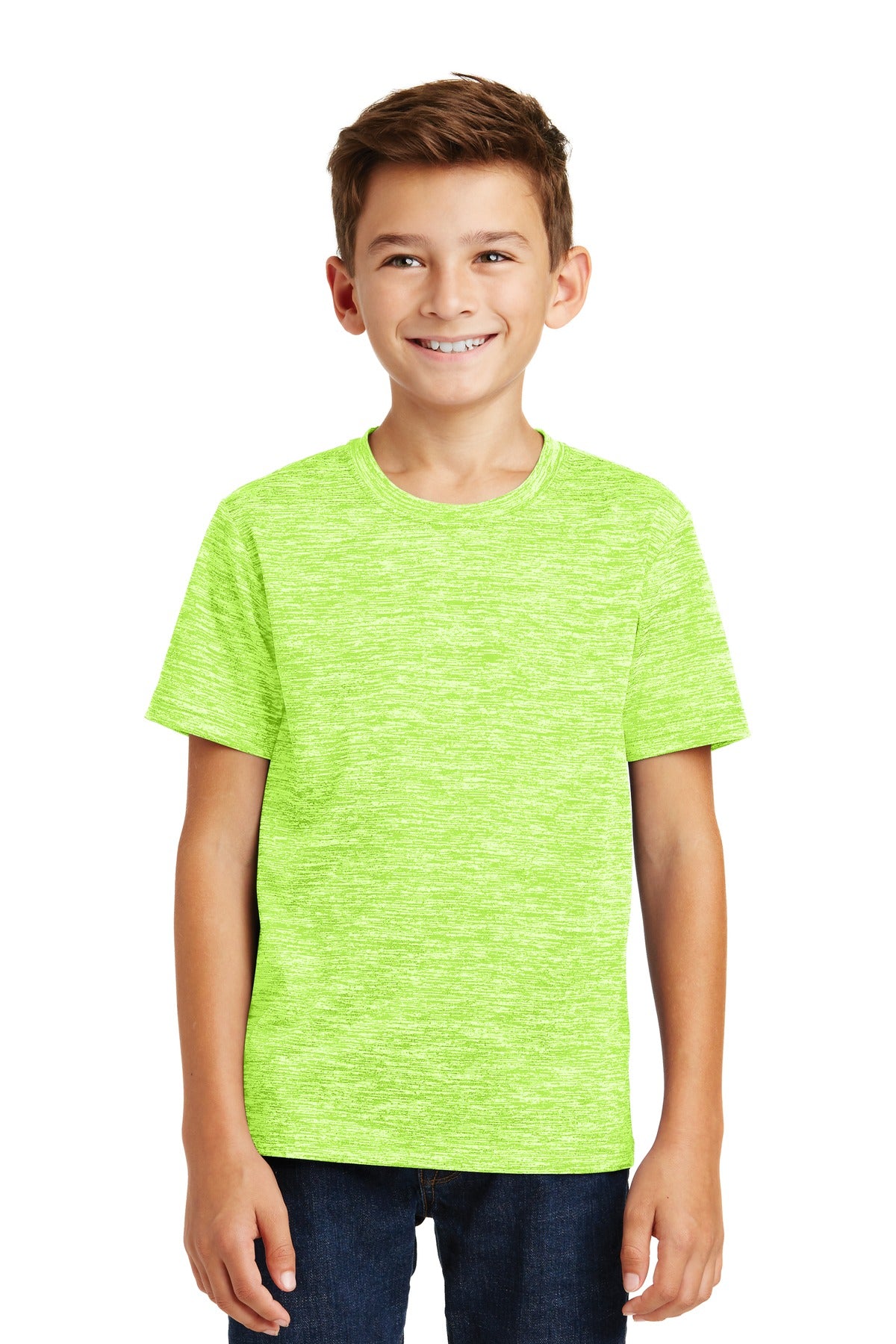 Youth PosiCharge® Electric Heather Tee