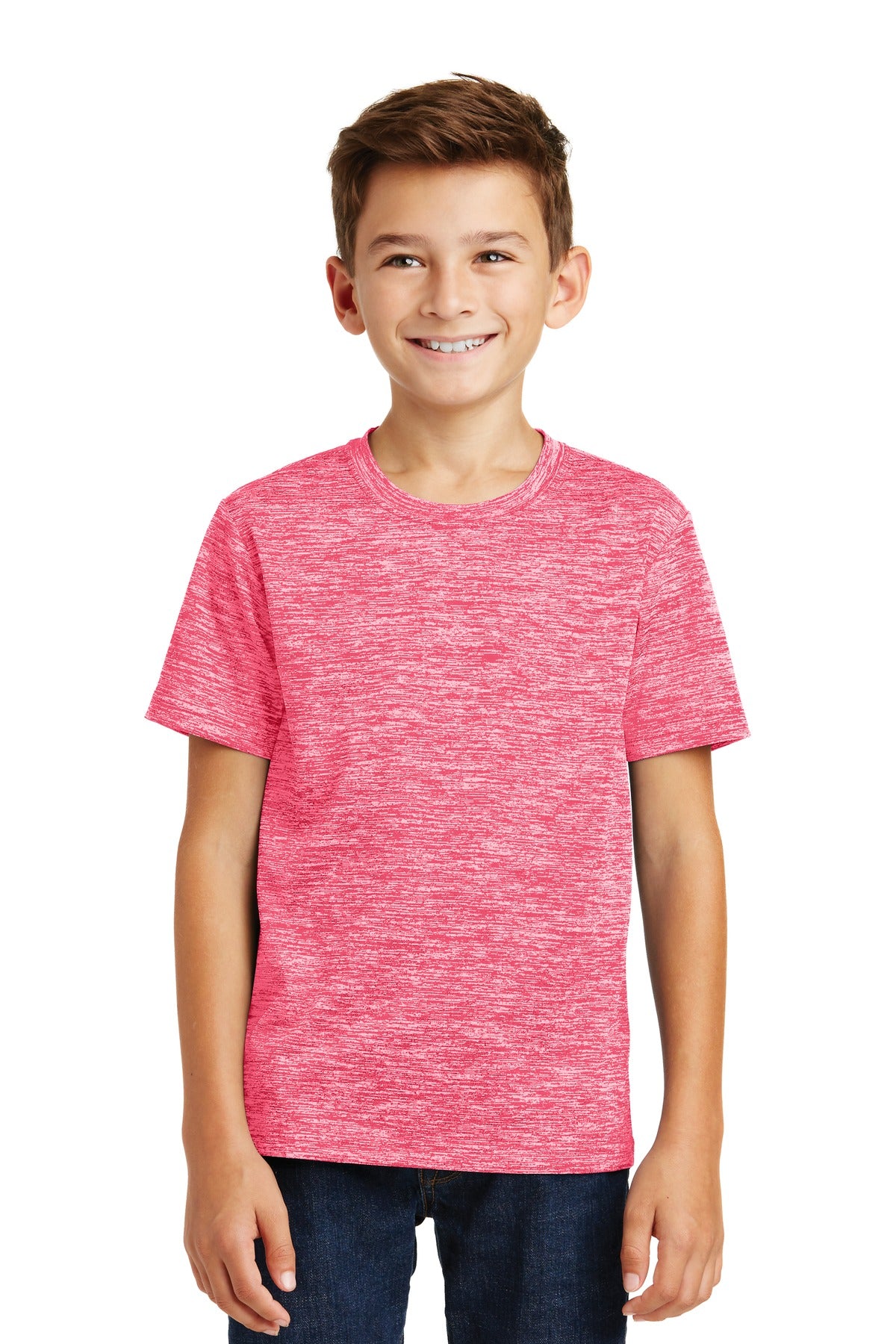 Youth PosiCharge® Electric Heather Tee