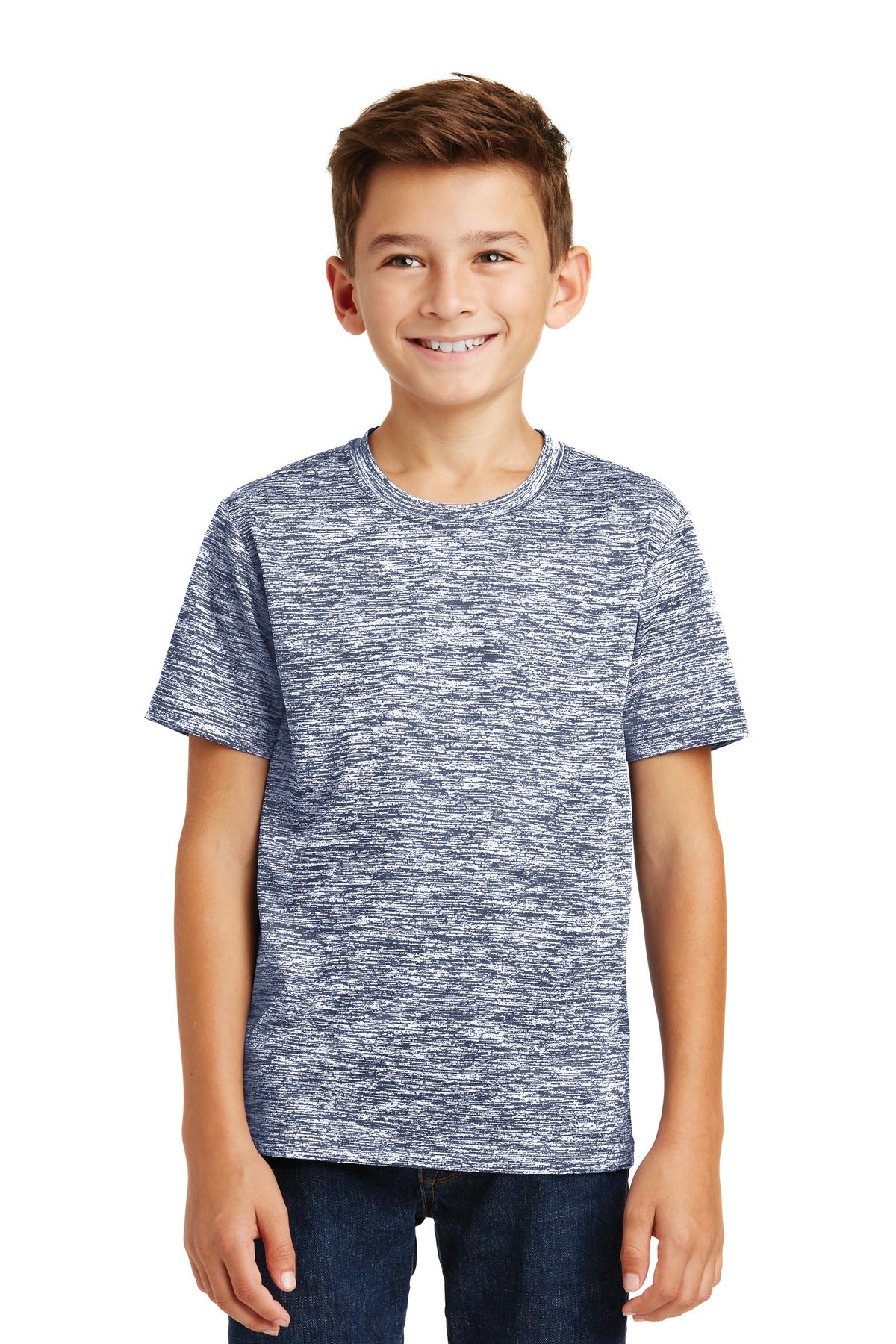 Youth PosiCharge® Electric Heather Tee