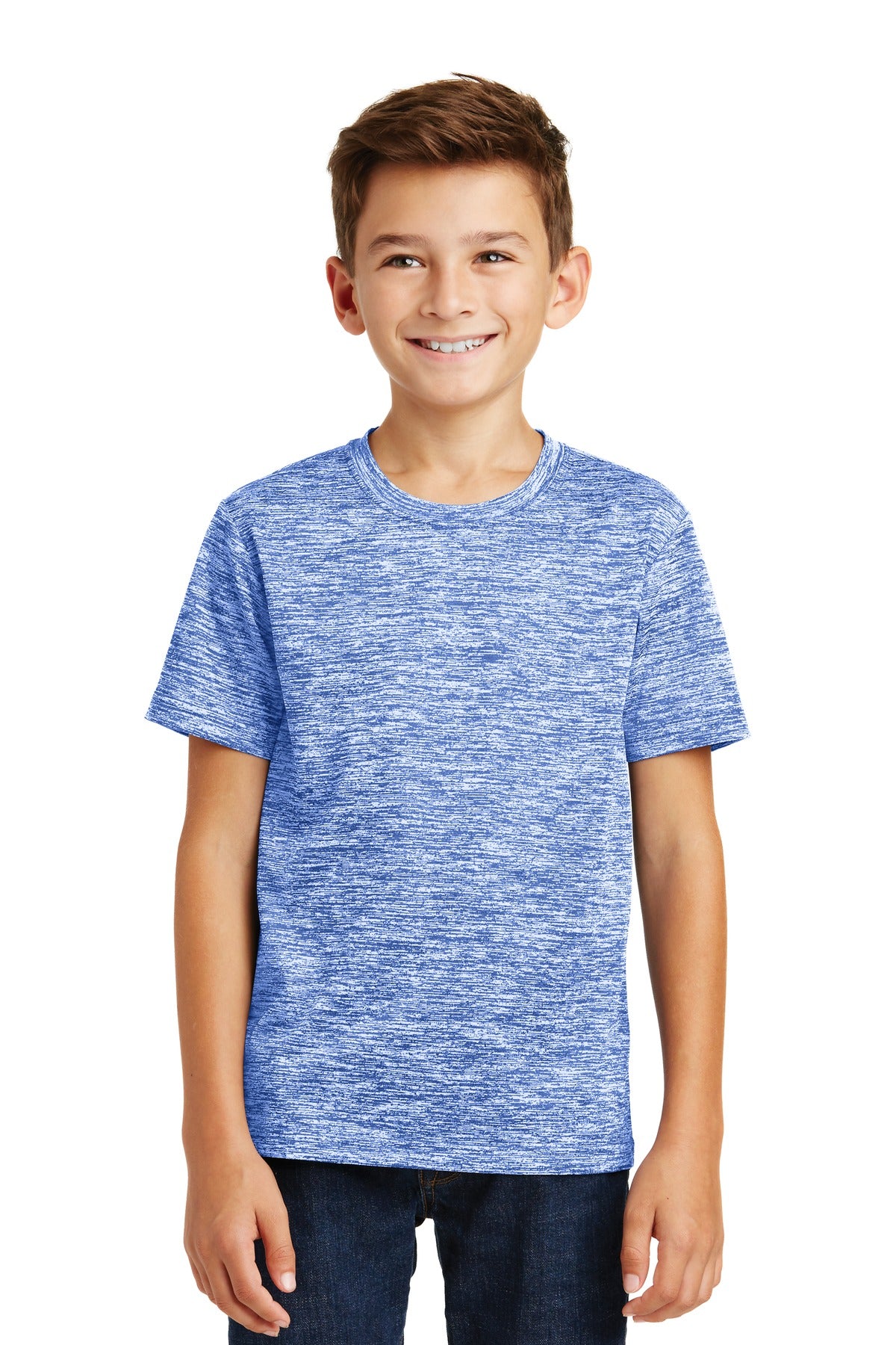 Youth PosiCharge® Electric Heather Tee