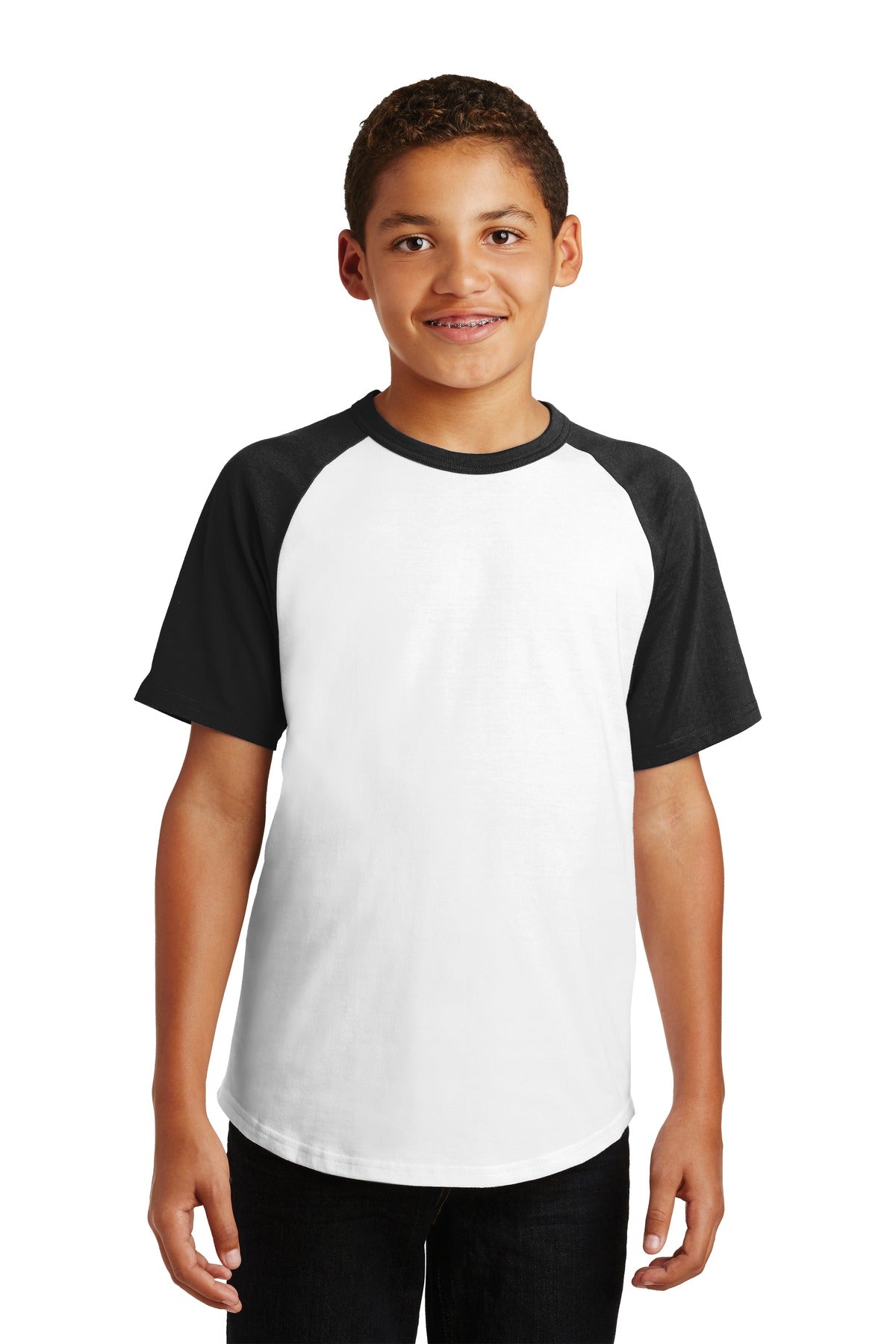 Youth Short Sleeve Colorblock Raglan Jersey