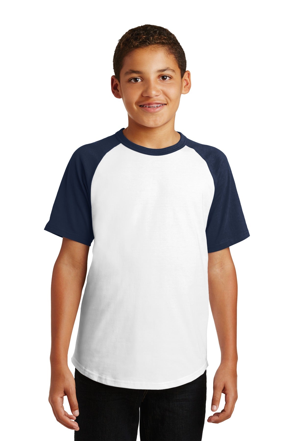 Youth Short Sleeve Colorblock Raglan Jersey
