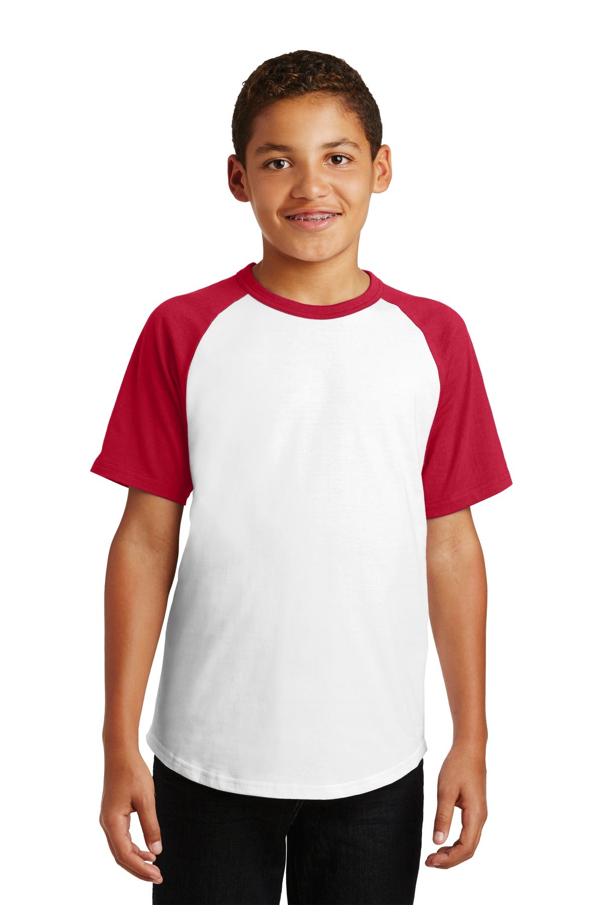 Youth Short Sleeve Colorblock Raglan Jersey