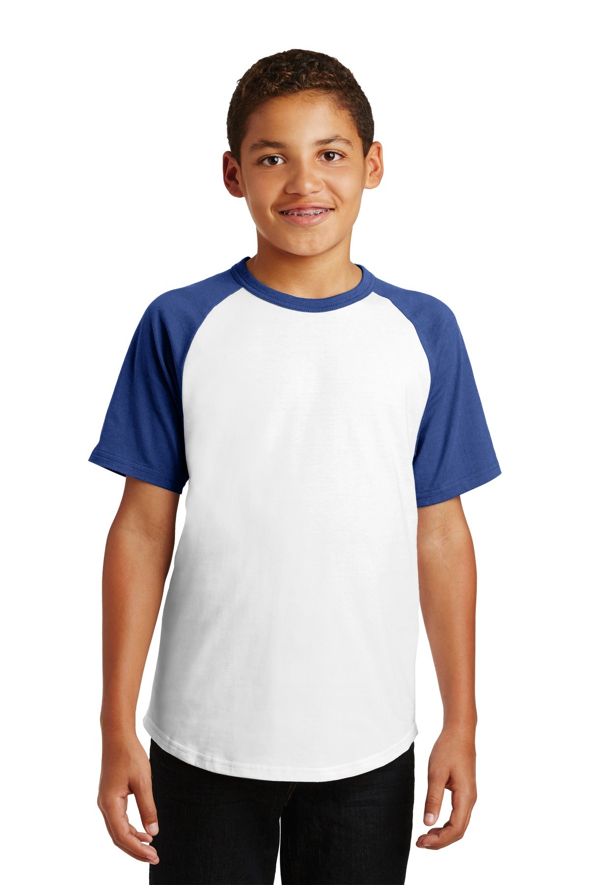 Youth Short Sleeve Colorblock Raglan Jersey