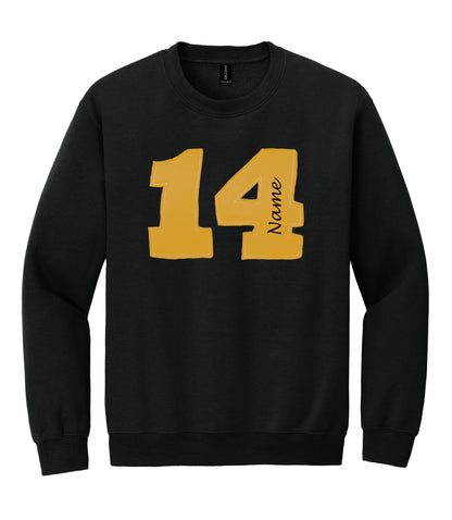 Player Name/Number Crewneck Sweatshirt - Unisex