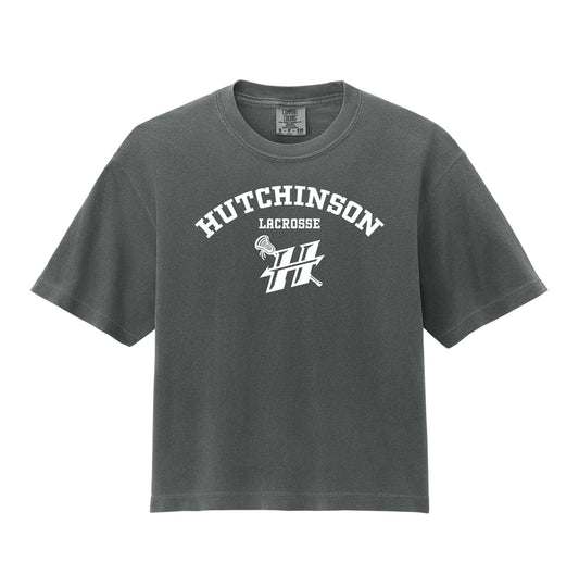 High School Lacrosse FAN - Boxy Tee - Women's
