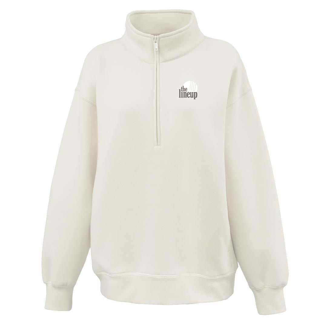 The Lineup - Oversize 1/2 Zip Sweatshirt (5485) - Women's