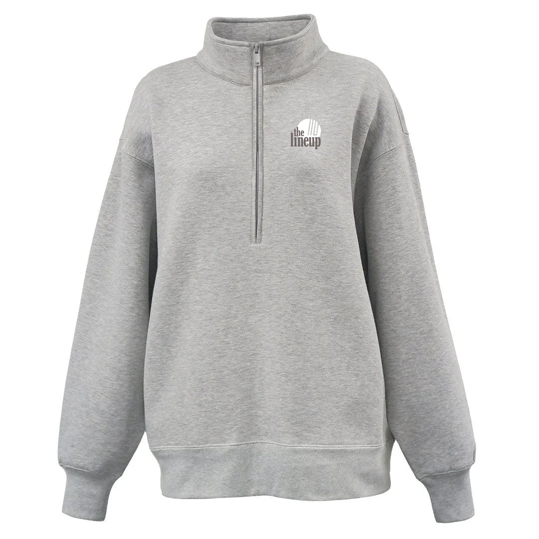 The Lineup - Oversize 1/2 Zip Sweatshirt (5485) - Women's