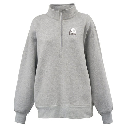 The Lineup - Oversize 1/2 Zip Sweatshirt (5485) - Women's
