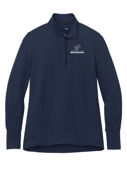 Lifelong - Navy Fairway Stretch 1/4-Zip (LK829) - Men's/Women's