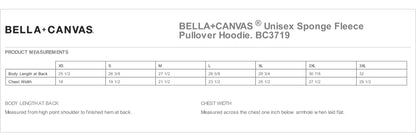 Black Logo - Bella Canvas Fleece Hoodie - Toddler/Youth/Adult