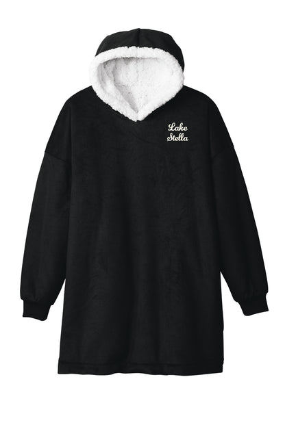 Lake Stella - Wearable Boat Embroidered Blanket - OSFM