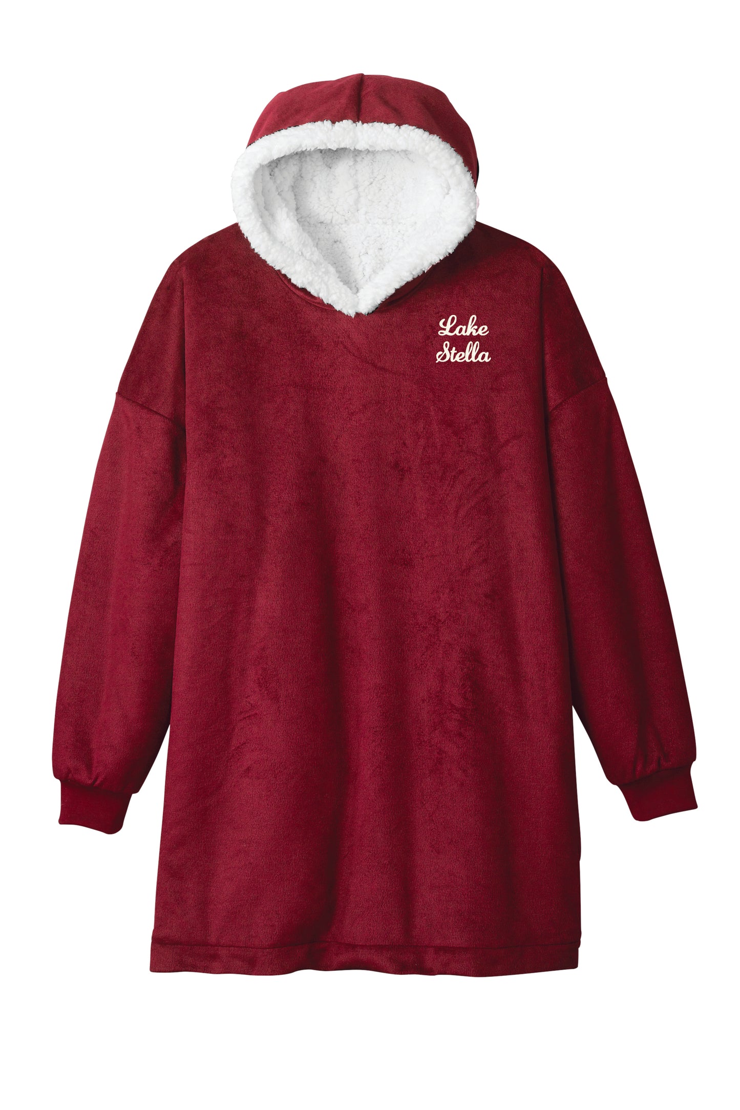 Lake Stella - Wearable Boat Embroidered Blanket - OSFM