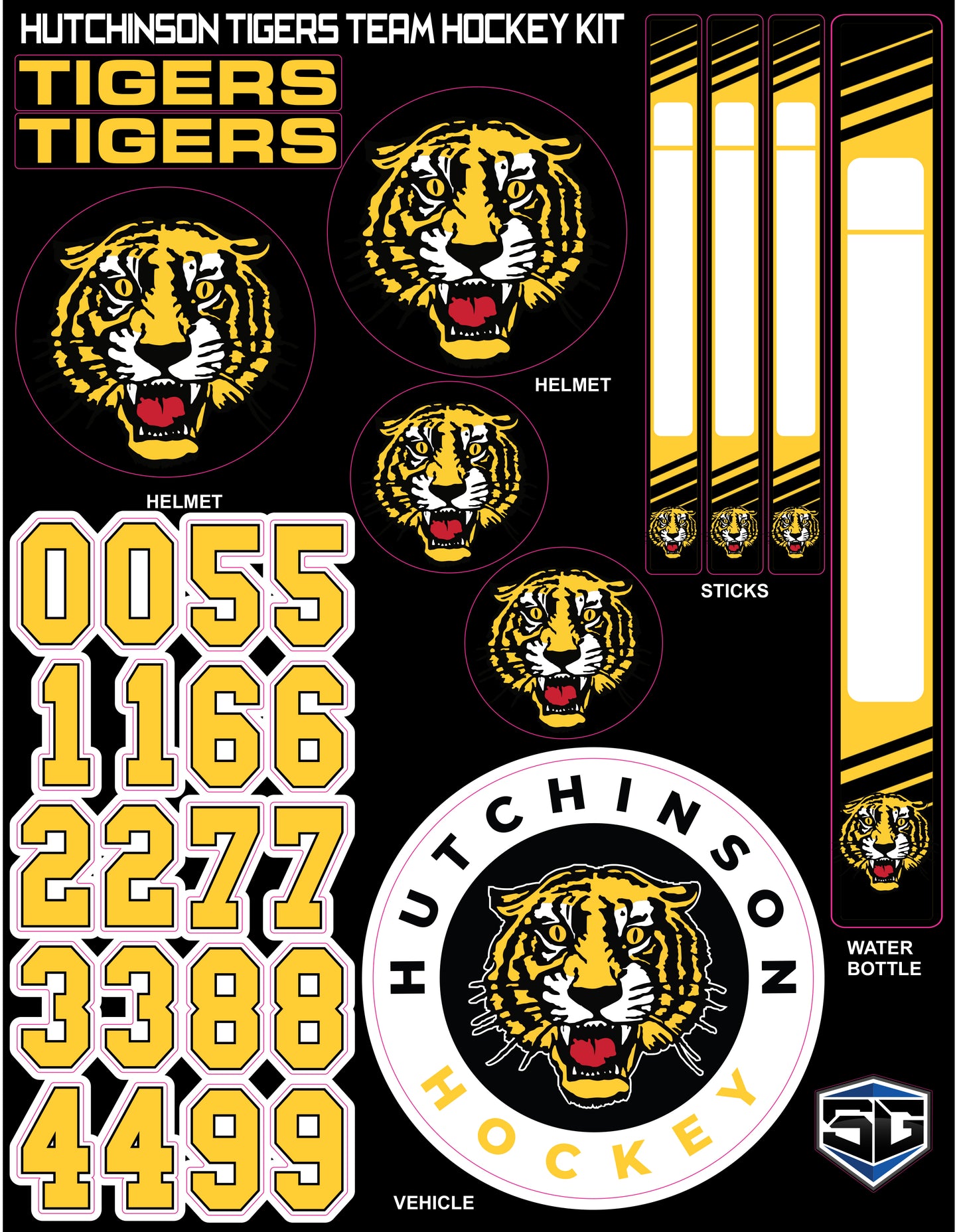 Decals - Helmet, Car, Water Bottle and More