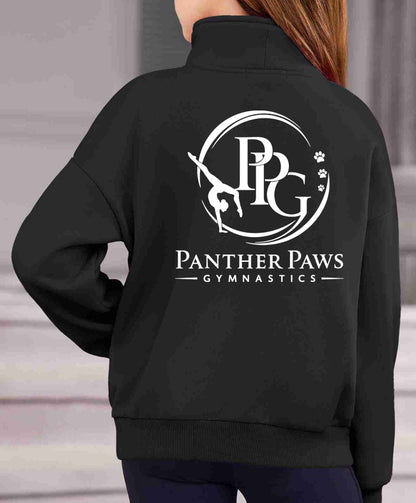 Panther Paws - Embroidered TEAM 1/2-Zip - Girl's