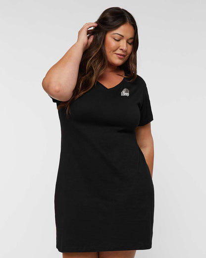 The Lineup - Fine Jersey V-Neck Dress (3522) - Women's