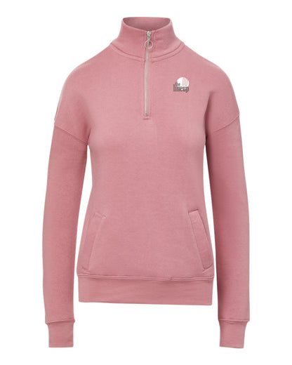 The Lineup - Cloud Fleece Quarter-Zip Sweatshirt (W20189) - Women's