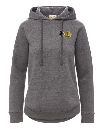 High School Soccer - Vintage Fleece Hooded Sweatshirt - Women's
