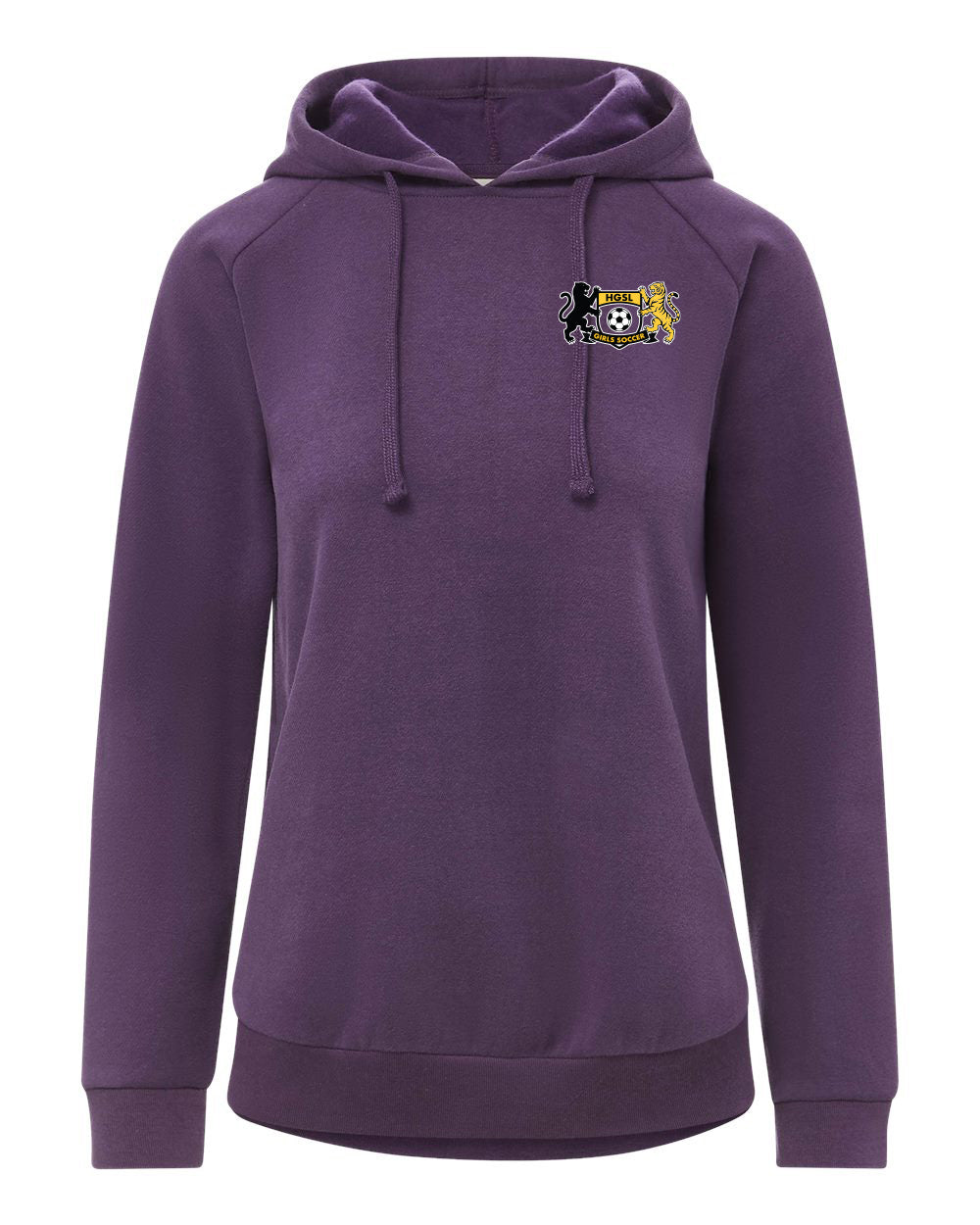 High School Soccer - Vintage Fleece Hooded Sweatshirt - Women's