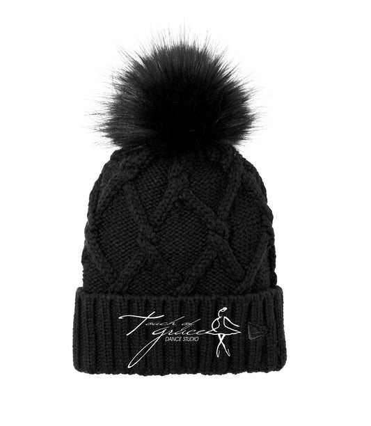 Touch of Grace - Faux Fur Pom Beanie - OSFM