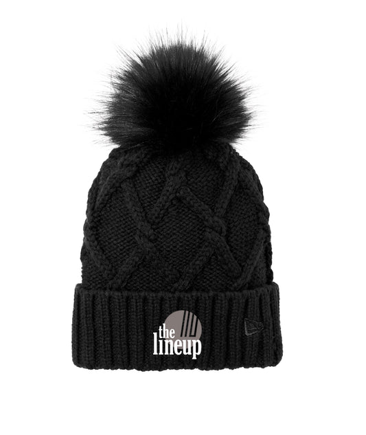 The Lineup - Faux Fur Pom Beanie (NE911)  OSFM