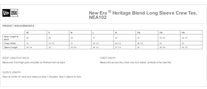 NSP - Heritage Blend Long Sleeve Crew Tee - Adult