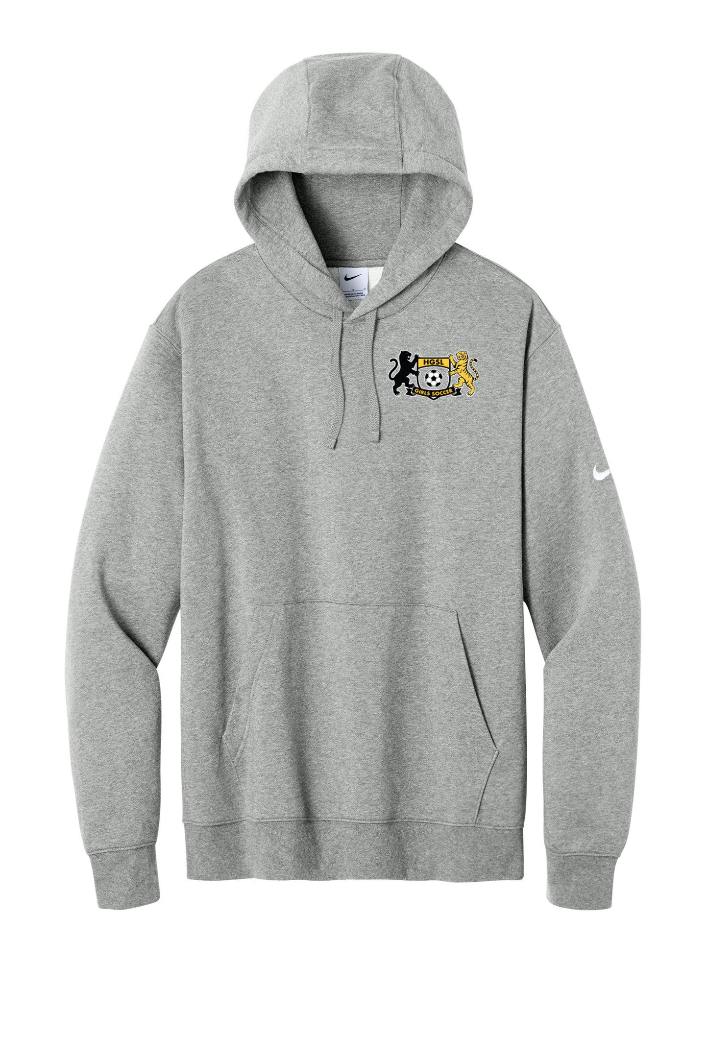 High School Soccer - Nike Club Fleece Sleeve Swoosh Pullover Hoodie - Unisex