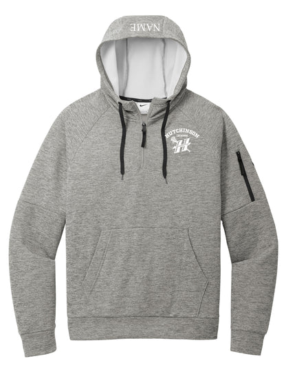 High School Lacrosse - Embroidered Nike 1/4-Zip Fleece Team Hoodie