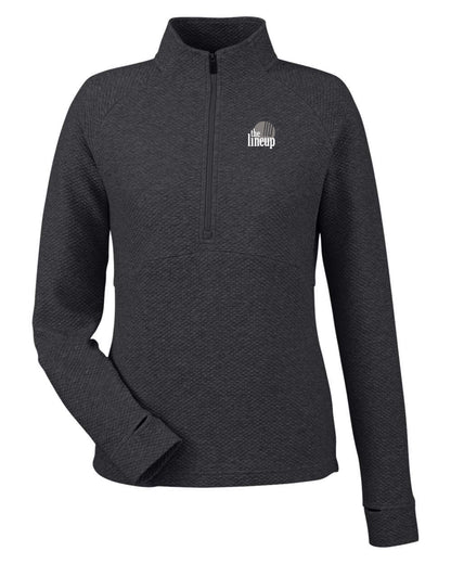 The Lineup - Textured 1/4 Zip (NE725/NE725W) - Men/Women's