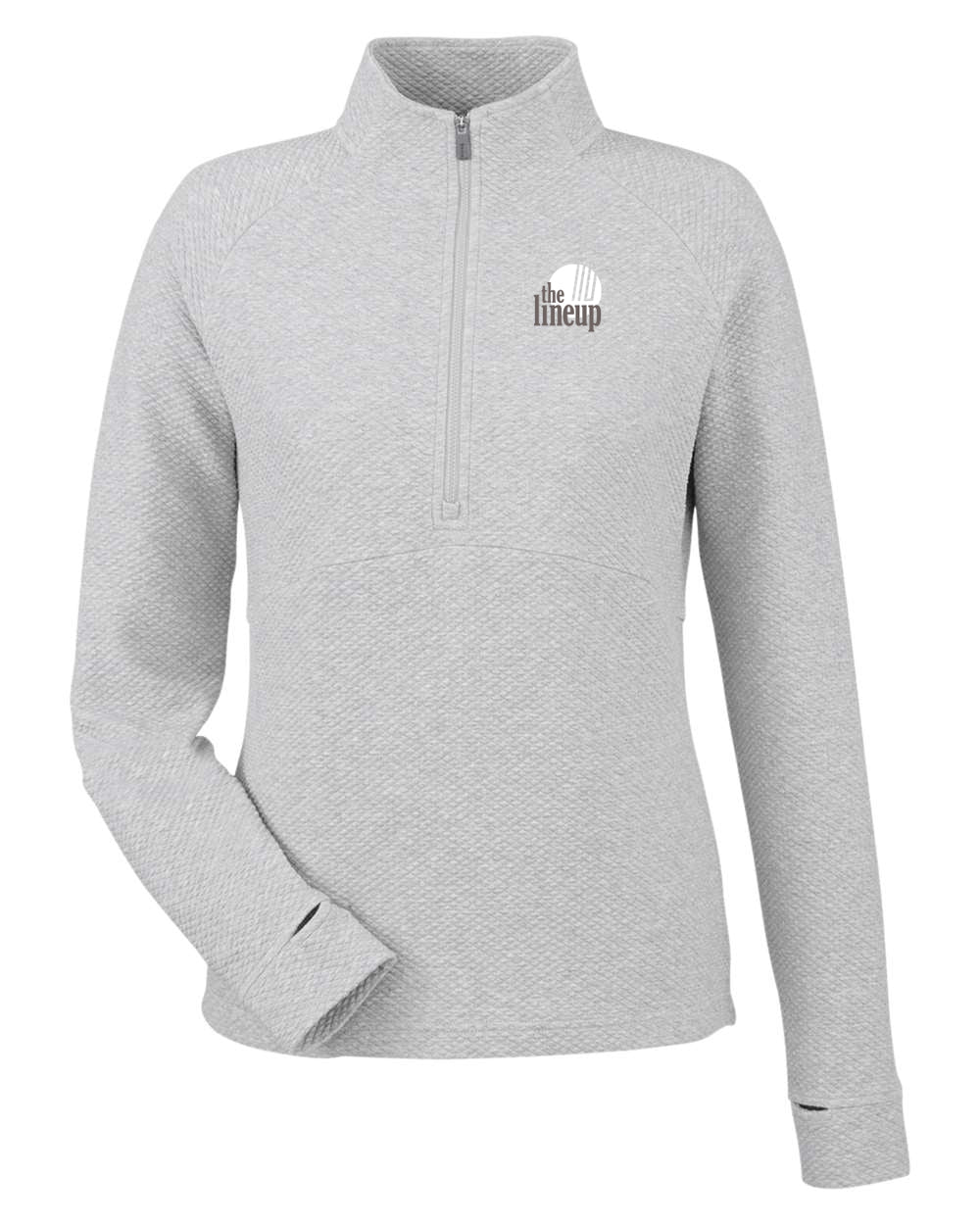 The Lineup - Textured 1/4 Zip (NE725/NE725W) - Men/Women's