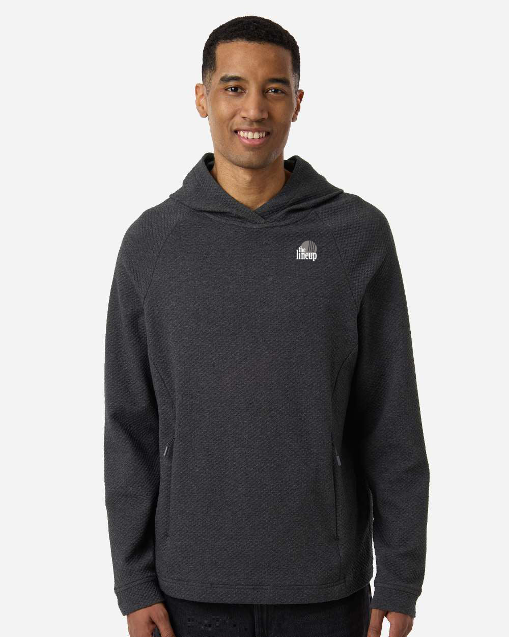 The Lineup - Textured Hooded Pullover (NE729/NE729W) - Men/Women's