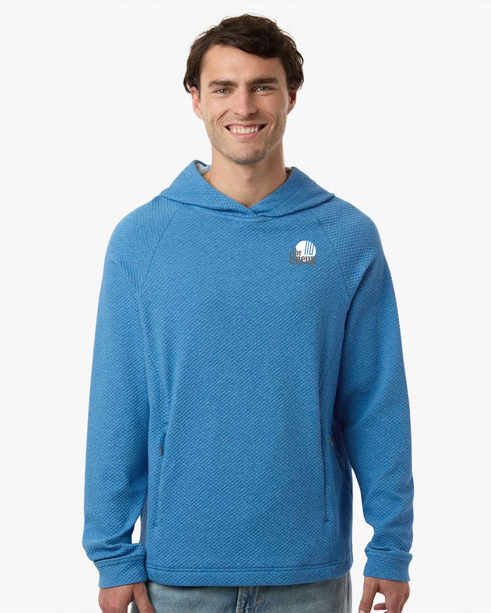 The Lineup - Textured Hooded Pullover (NE729/NE729W) - Men/Women's