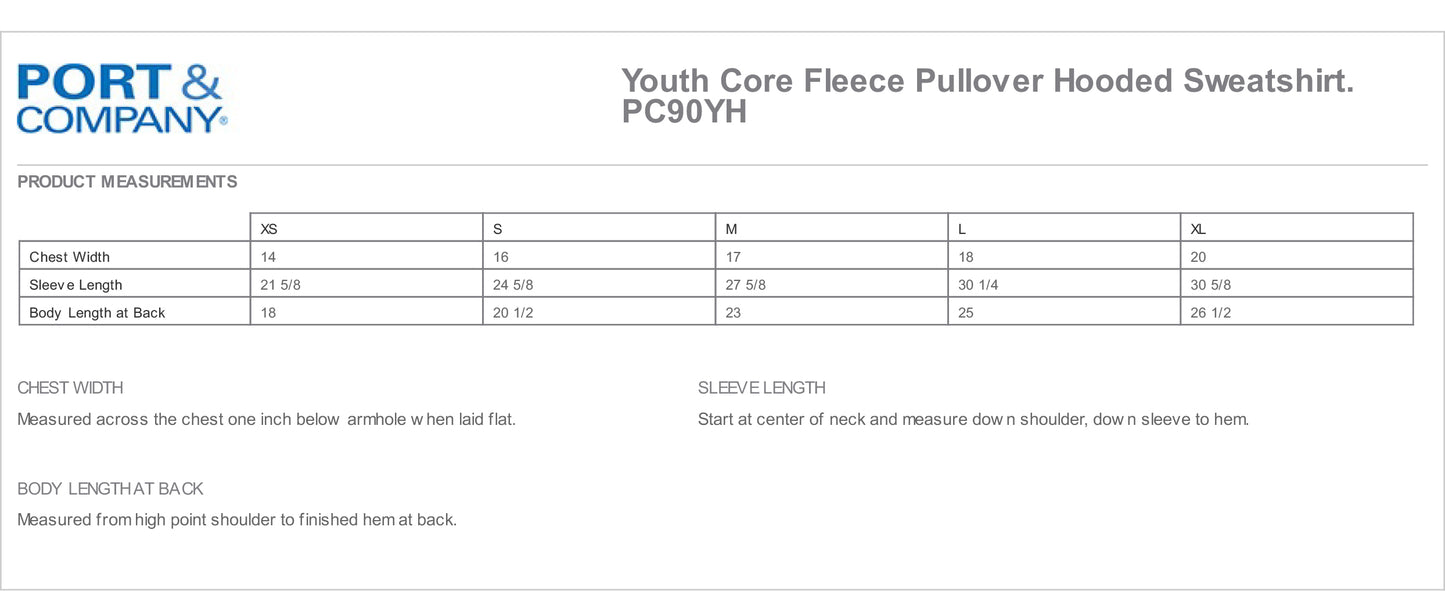 Touch of Grace - NEW Glitter Hooded Sweatshirt - Youth