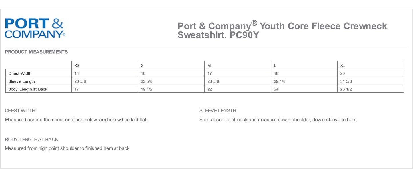 Touch of Grace - Crew Sweatshirt - Youth