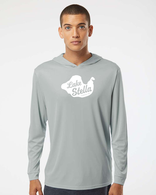 Lake Stella - Performance Hooded Long Sleeve T-Shirt (UPF 50+ protection) - Adult/Youth