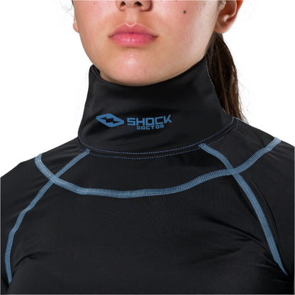 Mites -GIRL'S ULTRA COMPRESSION NECK GUARD HOCKEY SHIRT LONG SLEEVE - Women's/Girl's